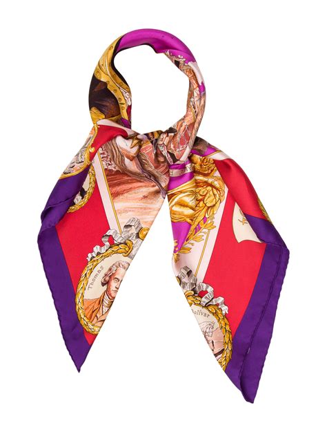 Hermès Marquis de Lafayette Silk Scarf 